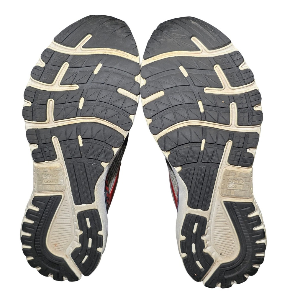 Brooks Adrenaline GTS 20 Womens Running Shoes Grey Red Mesh Sneakers 1202961B068 - Picture 10 of 11